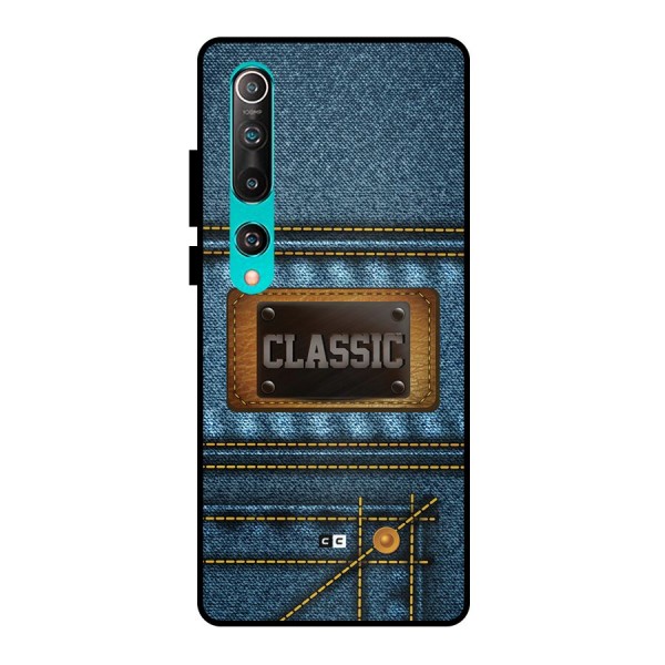 Classic Denim Metal Back Case for Mi 10