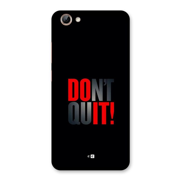 Classic Dont Quit Back Case for Vivo Y71i
