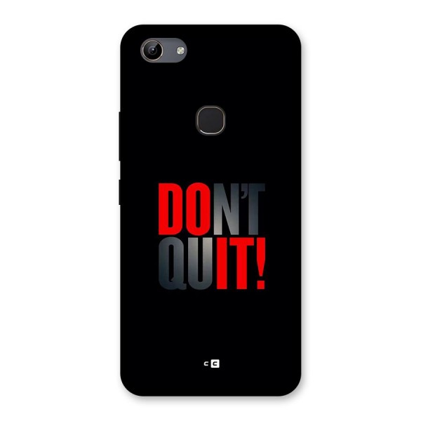 Classic Dont Quit Back Case for Vivo Y81