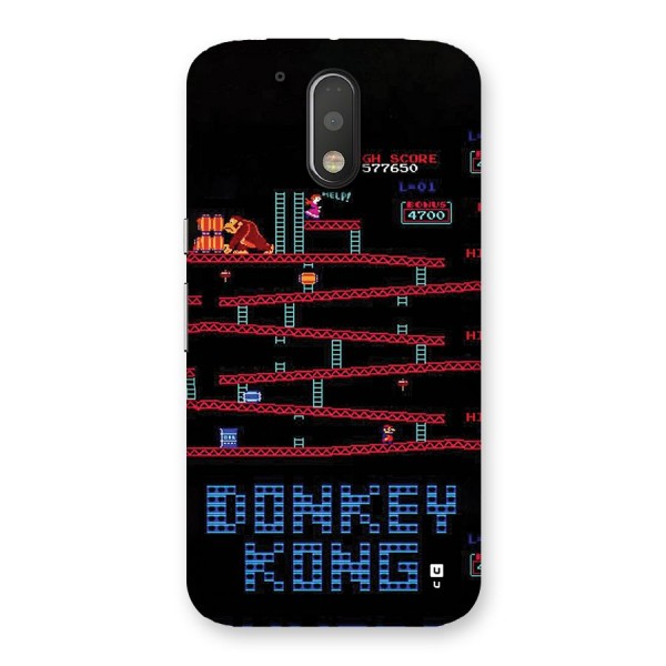 Classic Gorilla Game Back Case for Moto G4 Plus