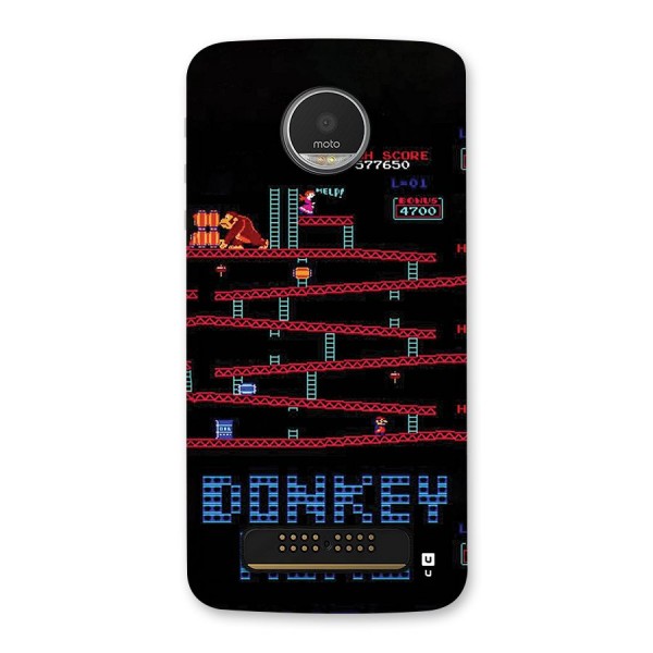 Classic Gorilla Game Back Case for Moto Z Play