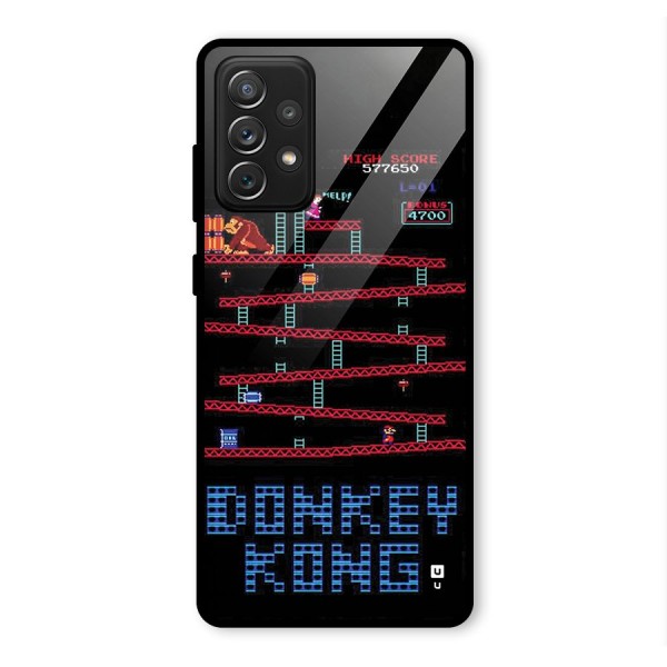 Classic Gorilla Game Glass Back Case for Galaxy A72