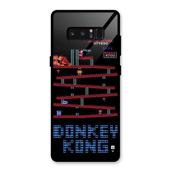 Classic Gorilla Game Glass Back Case for Galaxy Note 8