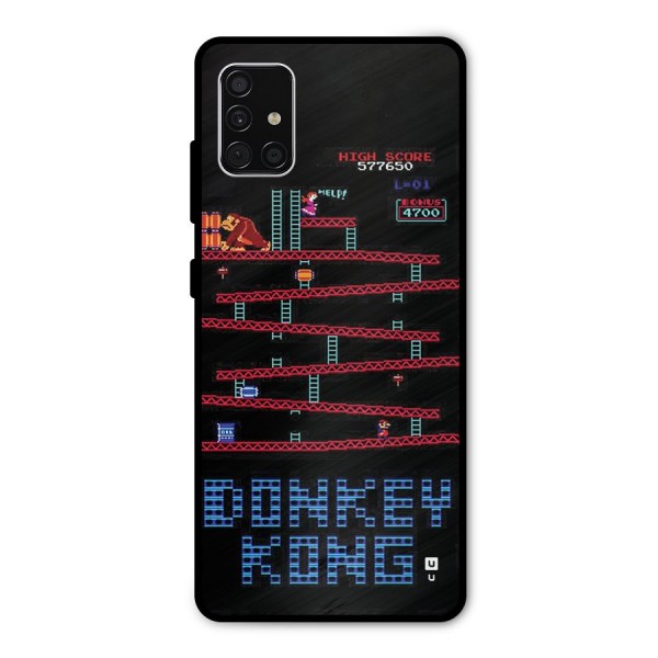 Classic Gorilla Game Metal Back Case for Galaxy A51