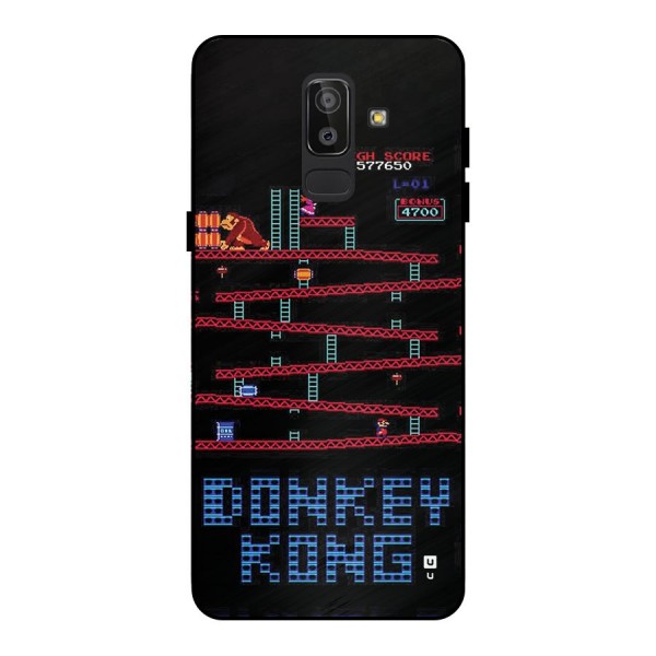 Classic Gorilla Game Metal Back Case for Galaxy J8