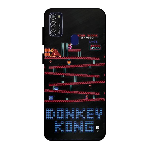 Classic Gorilla Game Metal Back Case for Galaxy M21