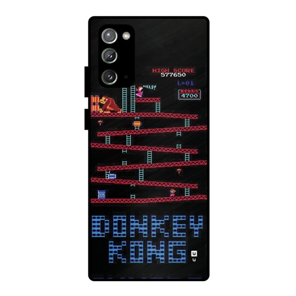Classic Gorilla Game Metal Back Case for Galaxy Note 20