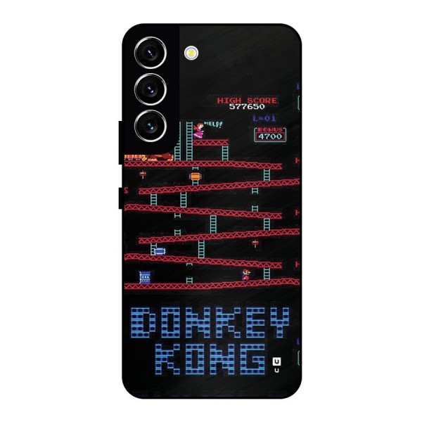 Classic Gorilla Game Metal Back Case for Galaxy S22 5G