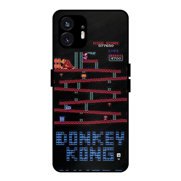 Classic Gorilla Game Metal Back Case for Nothing Phone 2