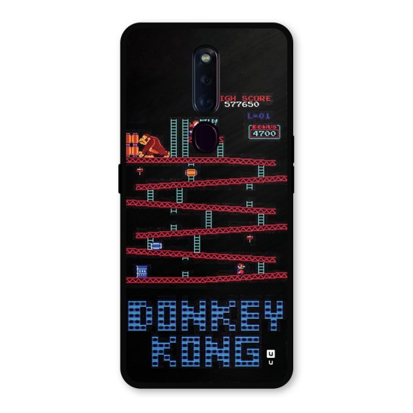 Classic Gorilla Game Metal Back Case for Oppo F11 Pro