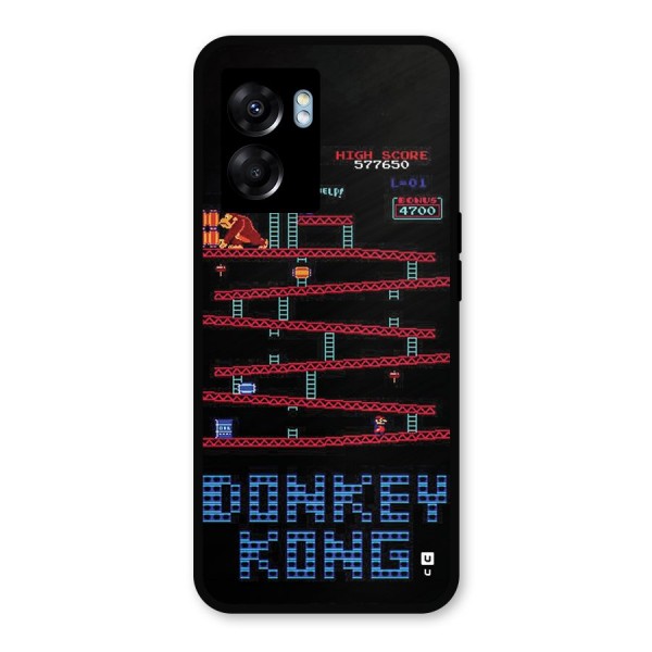 Classic Gorilla Game Metal Back Case for Oppo K10 (5G)