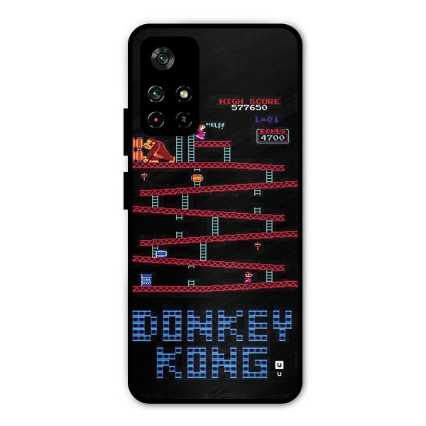 Classic Gorilla Game Metal Back Case for Poco M4 Pro 5G