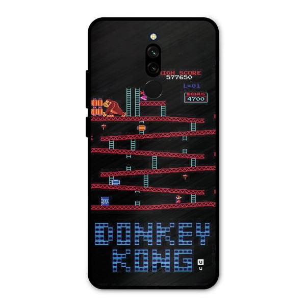 Classic Gorilla Game Metal Back Case for Redmi 8