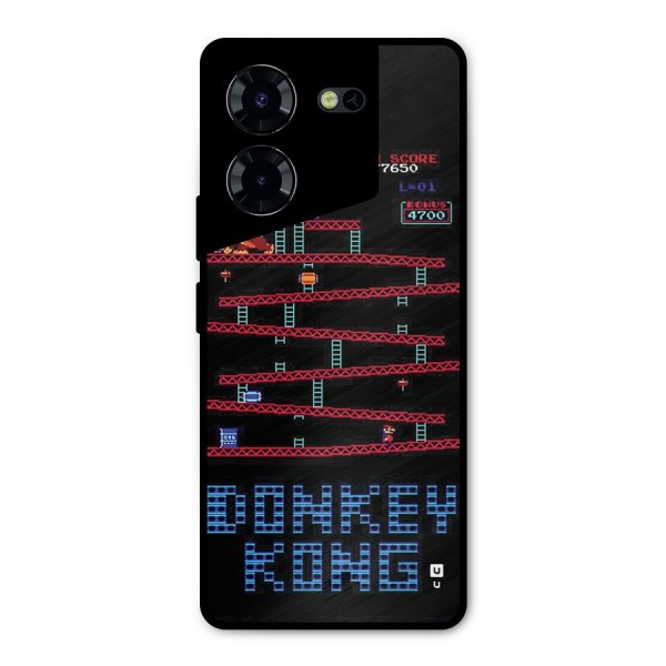 Classic Gorilla Game Metal Back Case for Tecno Pova 5 Pro 5G