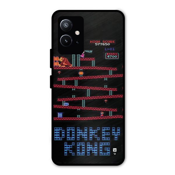Classic Gorilla Game Metal Back Case for Vivo T1 5G