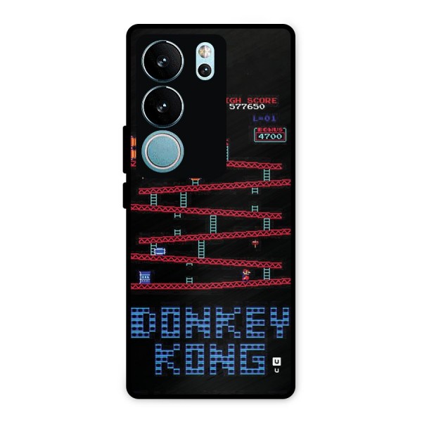 Classic Gorilla Game Metal Back Case for Vivo V29
