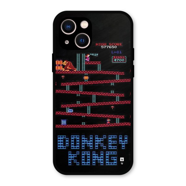 Classic Gorilla Game Metal Back Case for iPhone 13