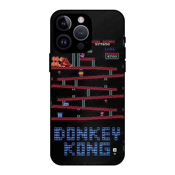 Classic Gorilla Game Metal Back Case for iPhone 14 Pro Max