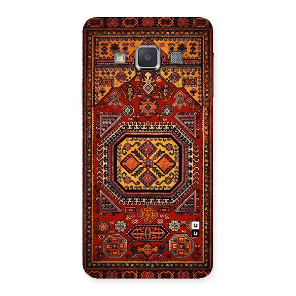 Classic Luxury Carpet Pattern Back Case for Galaxy A3
