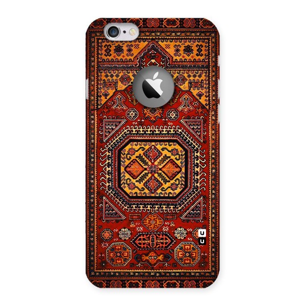 Classic Luxury Carpet Pattern Back Case for iPhone 6 Logo Cut