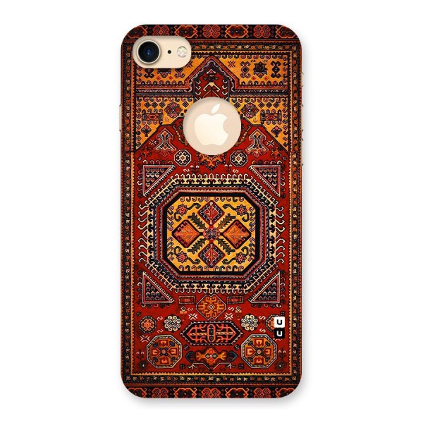 Classic Luxury Carpet Pattern Back Case for iPhone 7 Logo Cut