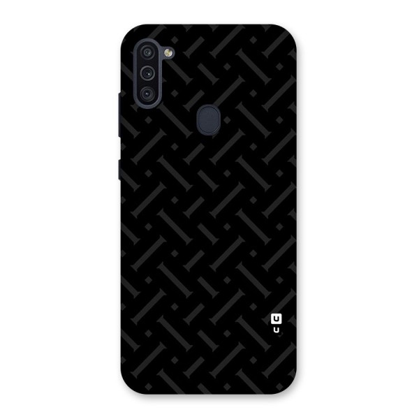 Classic Pipes Pattern Back Case for Galaxy M11