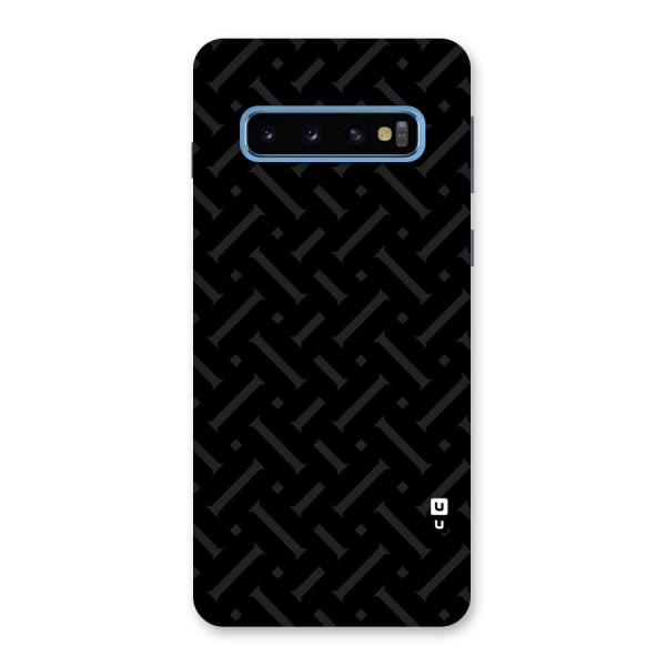 Classic Pipes Pattern Back Case for Galaxy S10