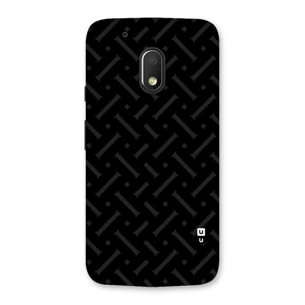 Classic Pipes Pattern Back Case for Moto G4 Play