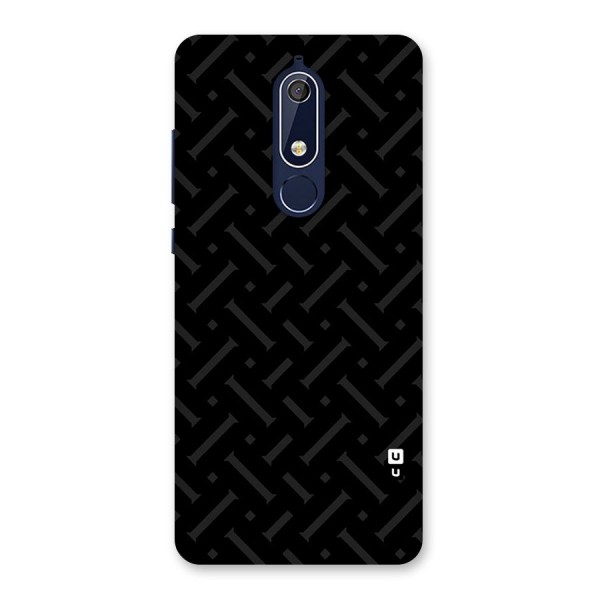 Classic Pipes Pattern Back Case for Nokia 5.1