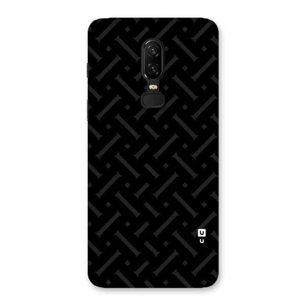 Classic Pipes Pattern Back Case for OnePlus 6