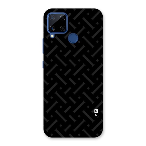 Classic Pipes Pattern Back Case for Realme C15