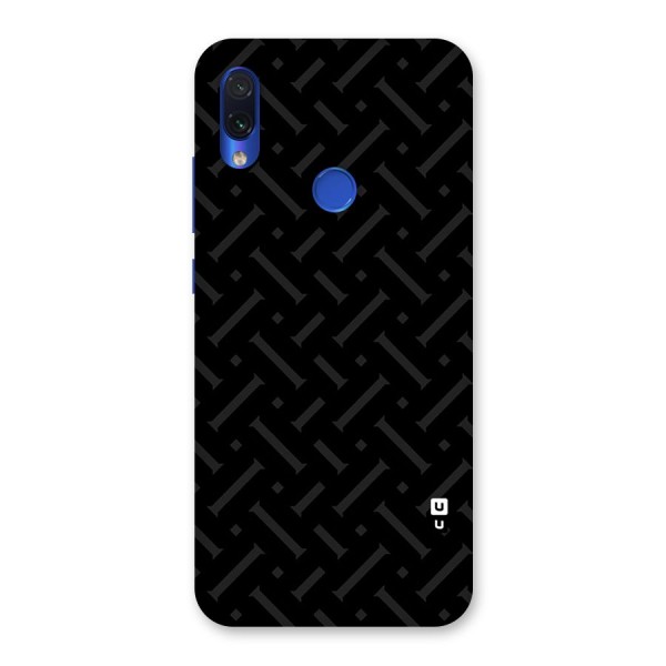 Classic Pipes Pattern Back Case for Redmi Note 7