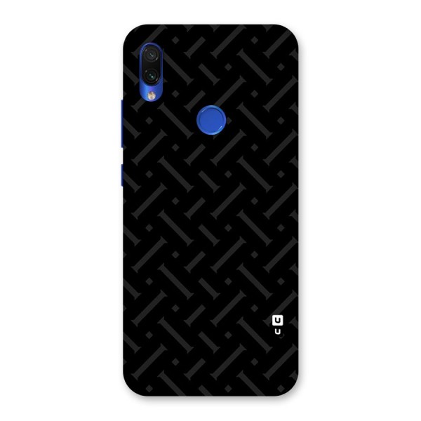 Classic Pipes Pattern Back Case for Redmi Note 7S