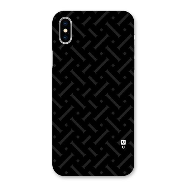 Classic Pipes Pattern Back Case for iPhone X