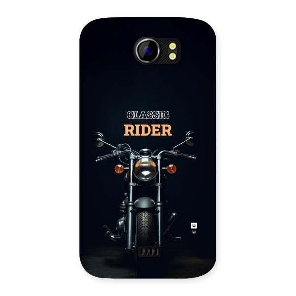 Classic RIder Back Case for Canvas 2 A110
