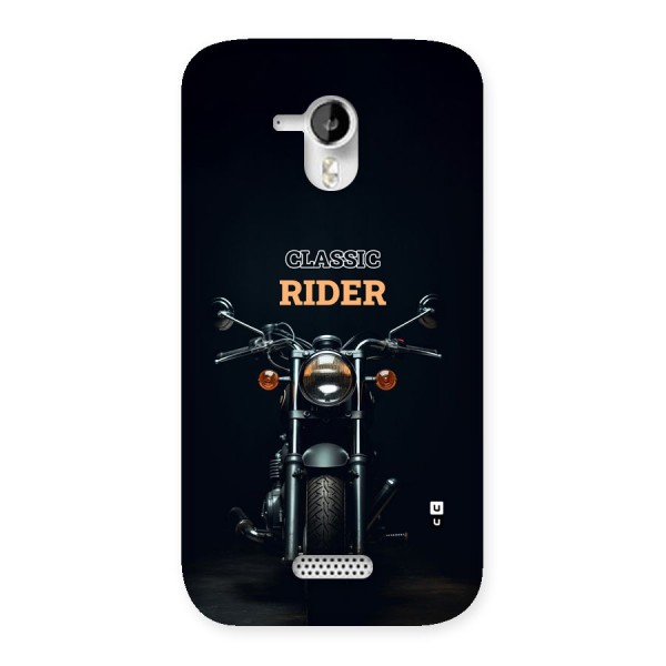 Classic RIder Back Case for Canvas HD A116