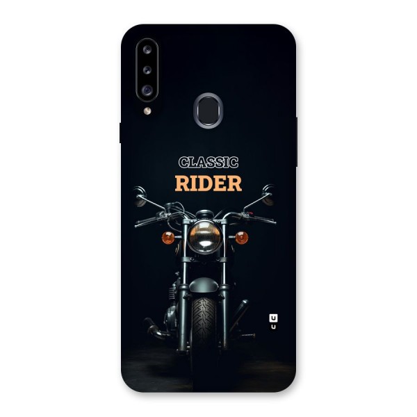 Classic RIder Back Case for Galaxy A20s