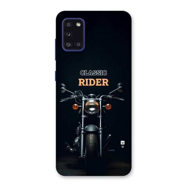 Classic RIder Back Case for Galaxy A31