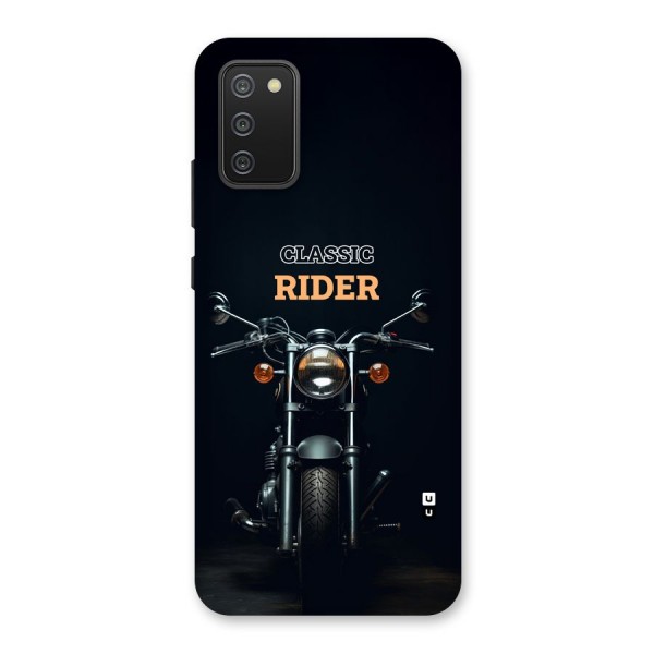 Classic RIder Back Case for Galaxy F02s