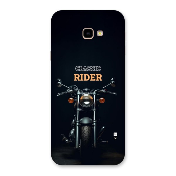 Classic RIder Back Case for Galaxy J4 Plus