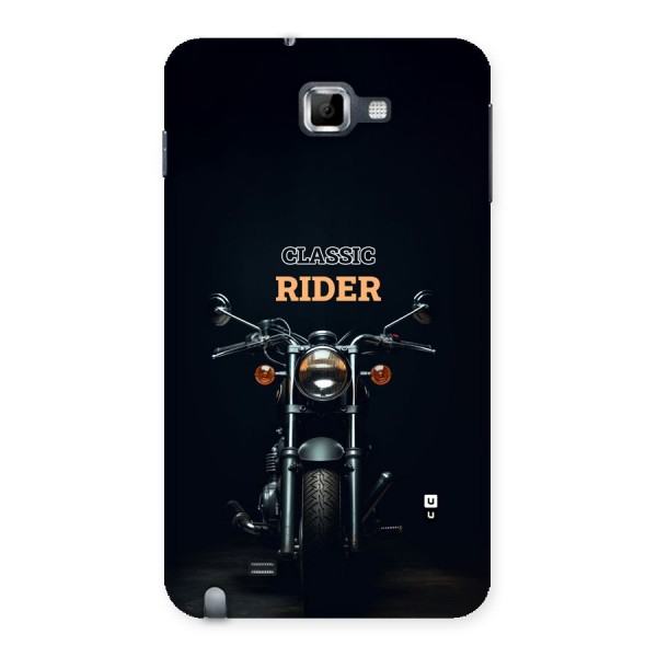 Classic RIder Back Case for Galaxy Note