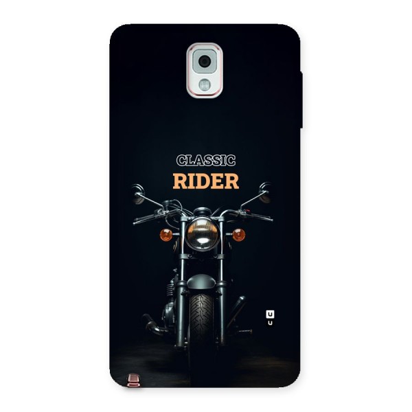 Classic RIder Back Case for Galaxy Note 3