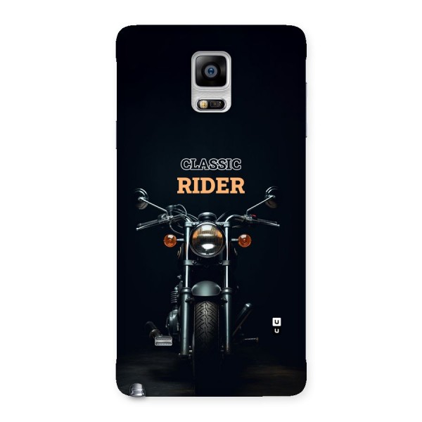 Classic RIder Back Case for Galaxy Note 4