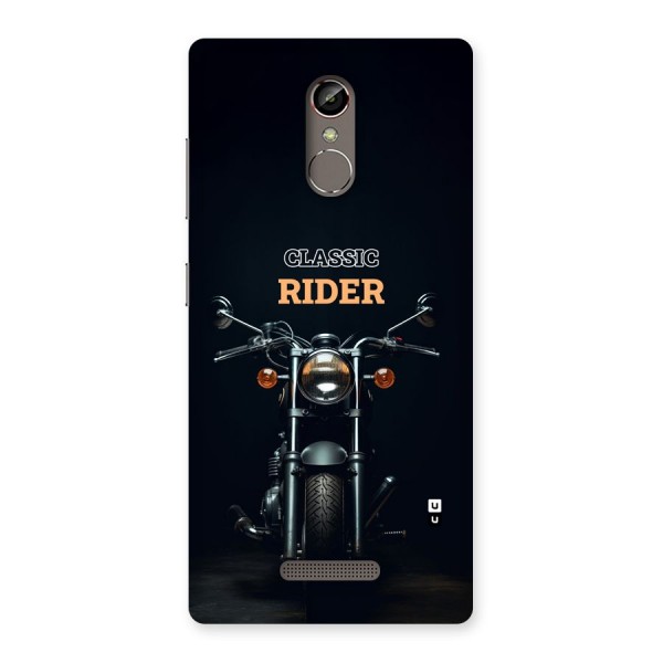Classic RIder Back Case for Gionee S6s