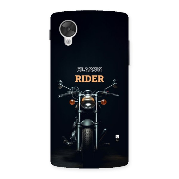 Classic RIder Back Case for Google Nexus 5