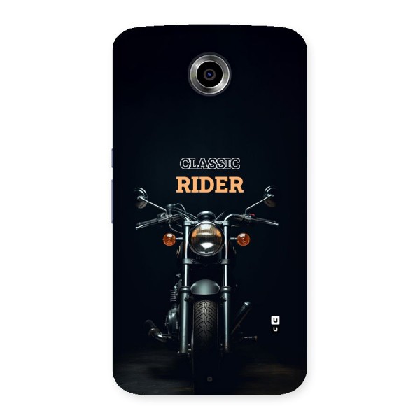 Classic RIder Back Case for Google Nexus 6