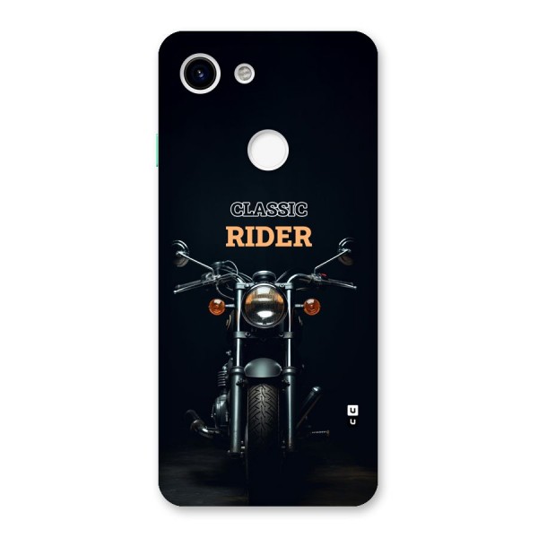 Classic RIder Back Case for Google Pixel 3