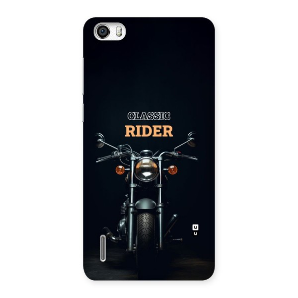 Classic RIder Back Case for Honor 6
