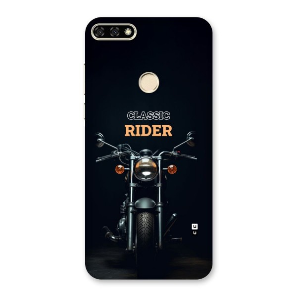 Classic RIder Back Case for Honor 7A