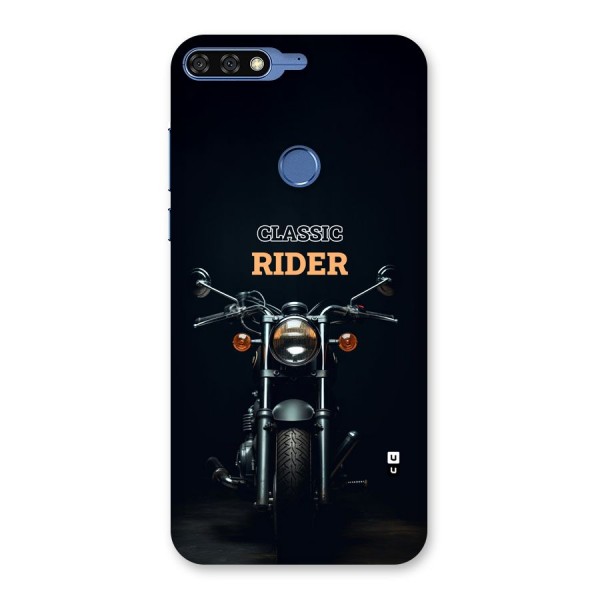 Classic RIder Back Case for Honor 7C
